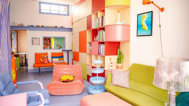 Transforming History: A Colorful Renovation of an Amsterdam Butcher Shop