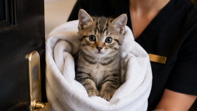 Unexpected Kitten Delivery Leads to Unconditional Love